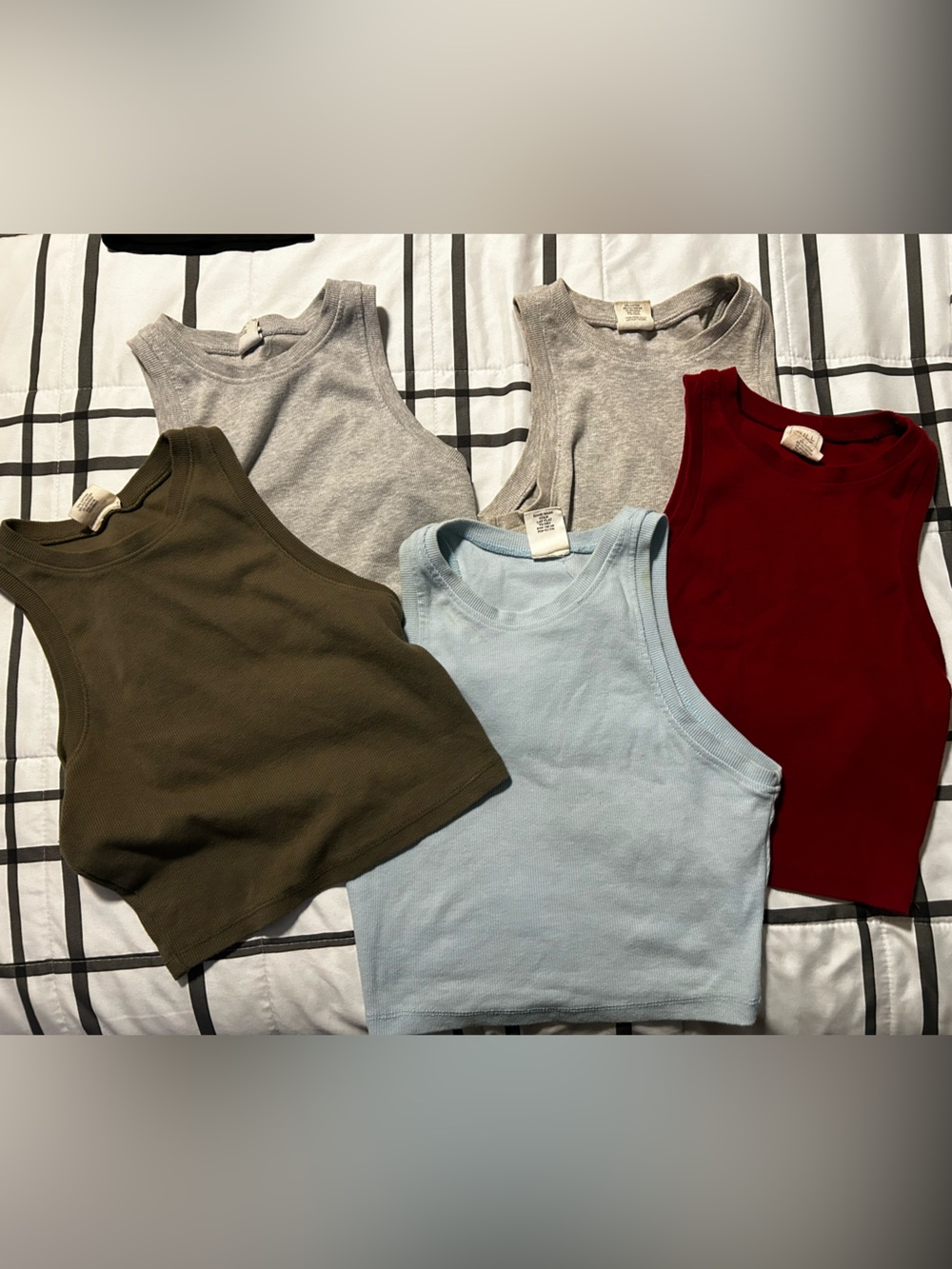 Full Tilt Ribbed Tank Tops